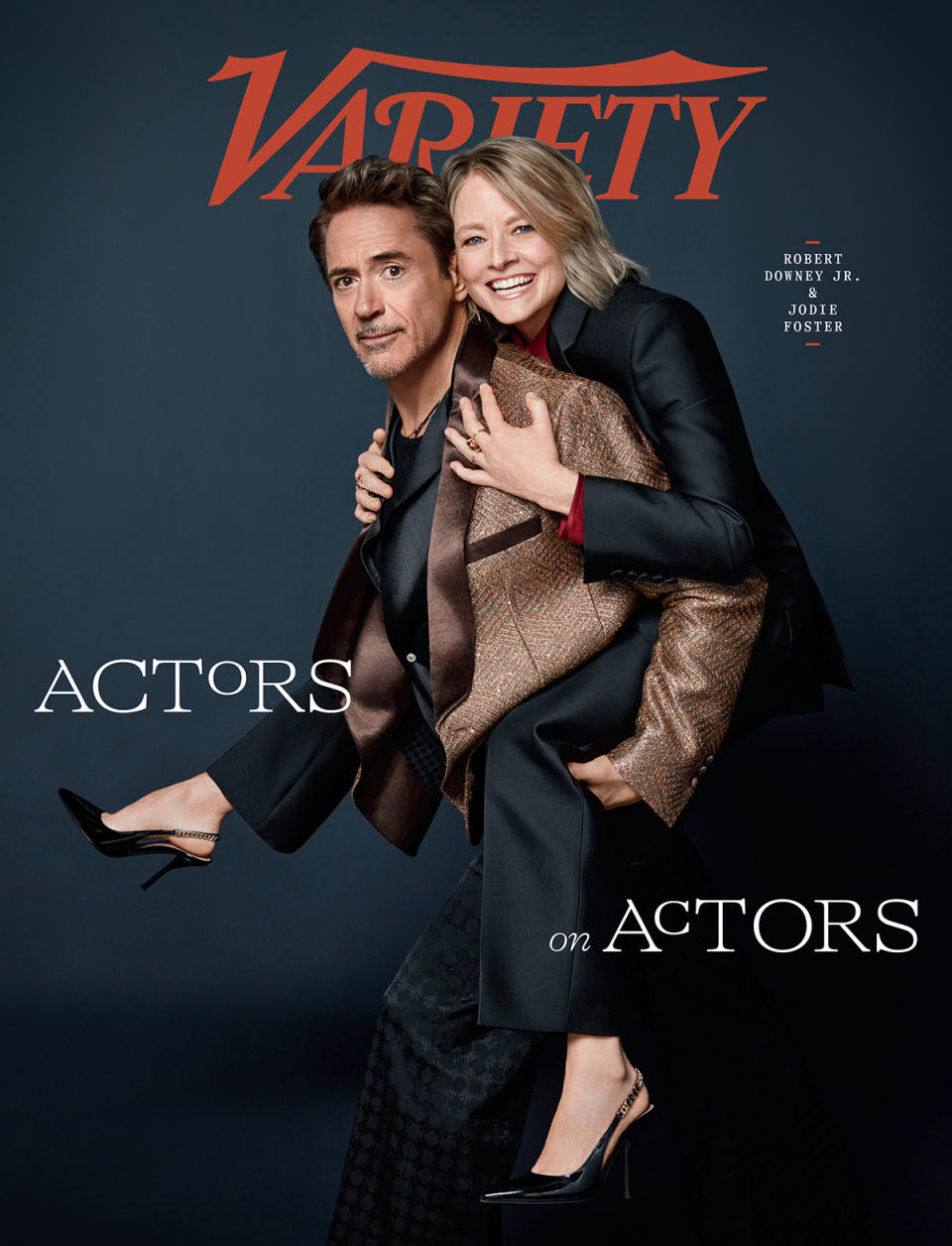 Variety Actors on Actors Jodie Foster and Robert Downey Jr.