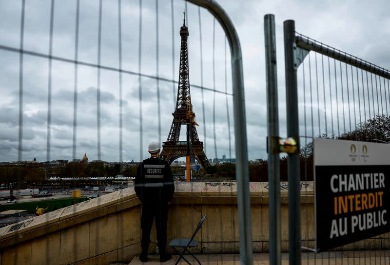 FILE PHOTO: Olympic and Paralympic construction sites are pictured ahead of the Paris 2024 Olympic Games