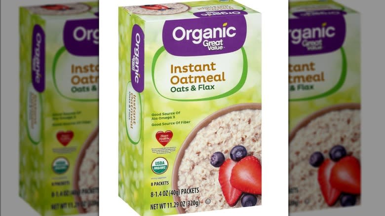 A box of Instant Oatmeal