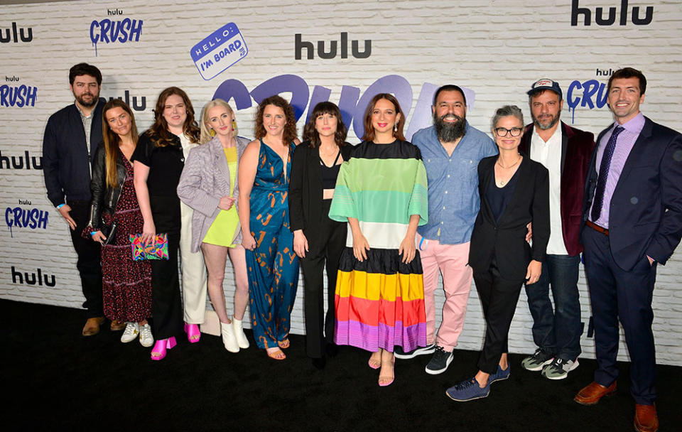 Cast and crew including Casey Rackham, Kirsten King, Sammi Cohen, Maya Rudolph and Danielle Renfrew Behrens - Credit: Jerod Harris/Getty Images