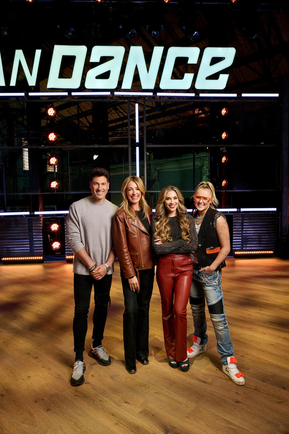 Maksim Chmerkovskiy, host Cat Deeley, Allison Holker and JoJo Siwa, Fox, So You Think You Can Dance