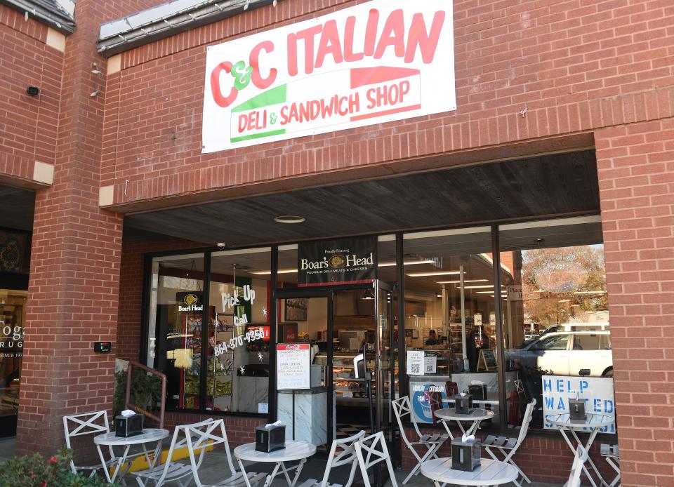 C & C Italian Deli & Sandwich Shop in Greenville.