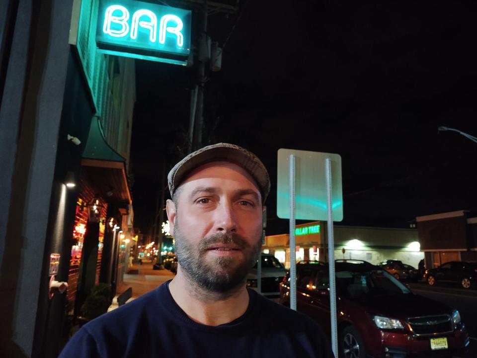 Casey Ritchings in front of the RBar, the New Orleans themed bar and restaurant he co-created