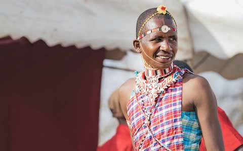 Jeneria Lekilelei, nominated for his work with lions in Kenya - Credit: The Tusk Conservation Awards in partnership with Investec Asset Management