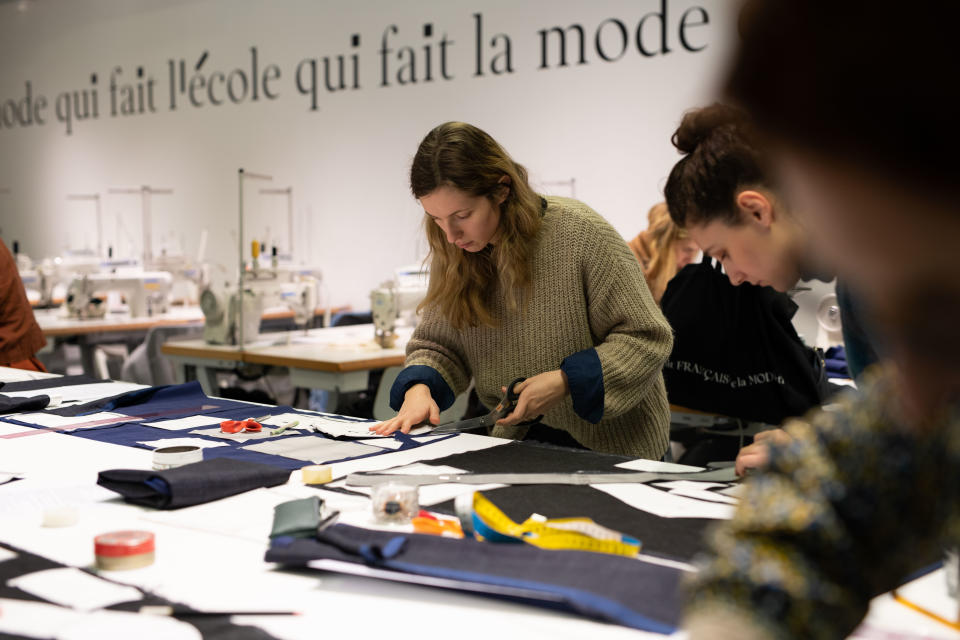 A fashion student at the IFM school in Paris. - Credit: Jean Picon