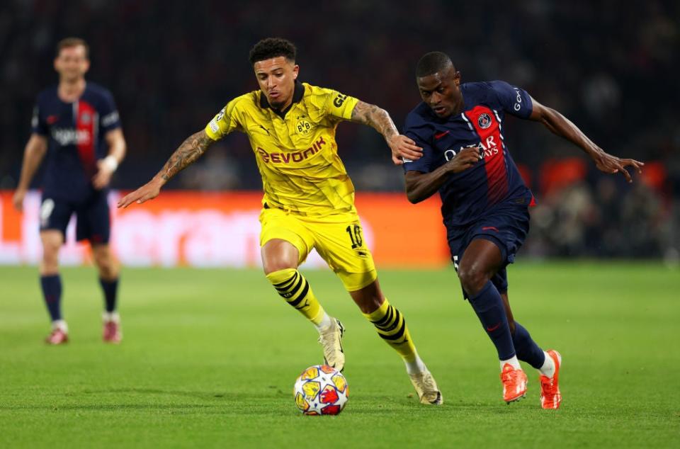 Jadon Sancho is enjoying life back at Dortmund (Getty Images)