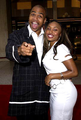 Omar Gooding and Angell Conwell at the Century City premiere of Lions Gate's O