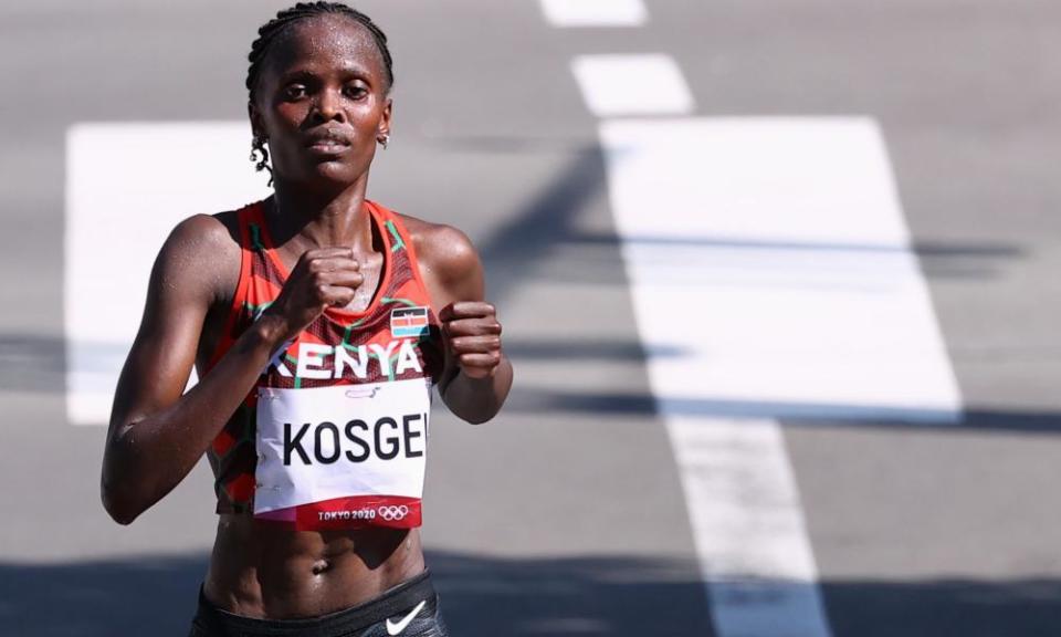 Kenya’s Brigid Kosgei has played down the chances of a course record in London