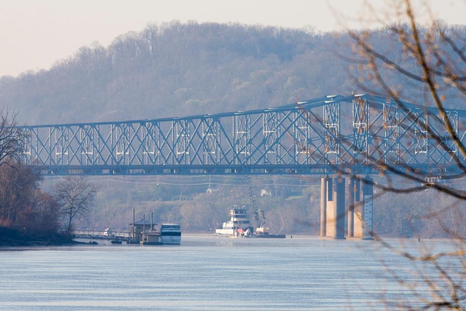 The Combs-Hehl Bridge -- named for two prominent Kentucky politicians -- is sometimes called the Coney Island Bridge.