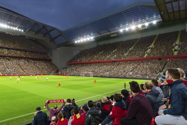 Liverpool's matchday revenue will increase further if a proposed redevelopment of the Anfield Road Stand gets the go-ahead