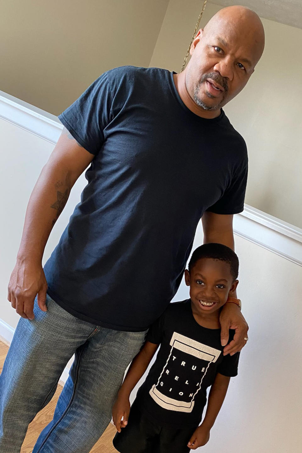 Brian Foster and his grandson, Kayden. (Courtesy Foster family)