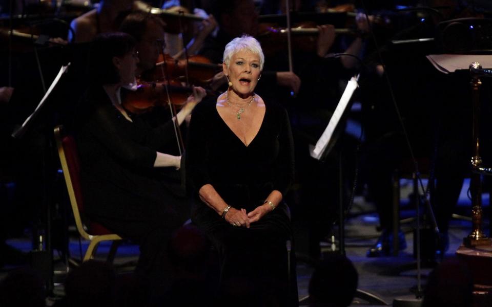 Dame Judi Dench performs Send in the Clowns, from A Little Night Music, at the Proms in 2010 - Yui Mok