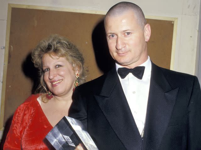<p>Ron Galella/Ron Galella Collection/Getty</p> Bette Midler and husband Martin von Haselberg