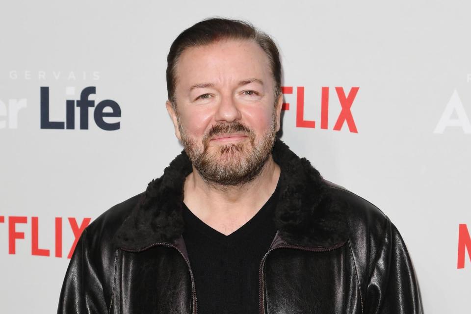 Gervais criticised celebrities who have complained about lockdown (Nicholas Hunt/Getty Images)