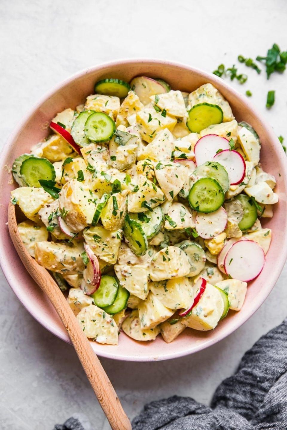 radish recipes potato salad with radishes