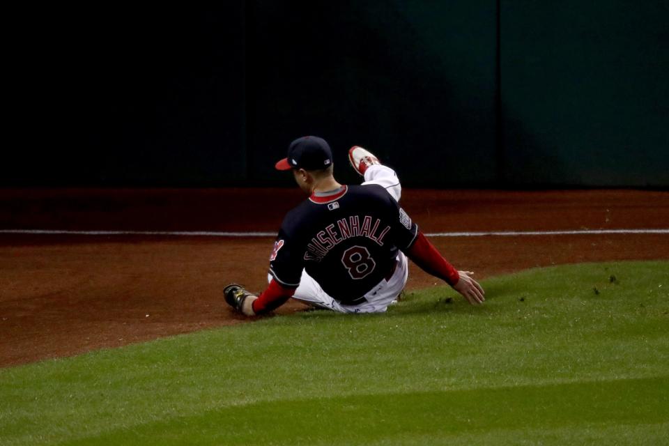 Lonnie Chisenhall didn't have a great night. (Getty Images)