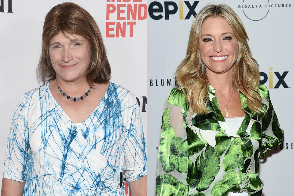 Christine Hallquist and Ainsley Earhardt. (Photos: Getty Images)