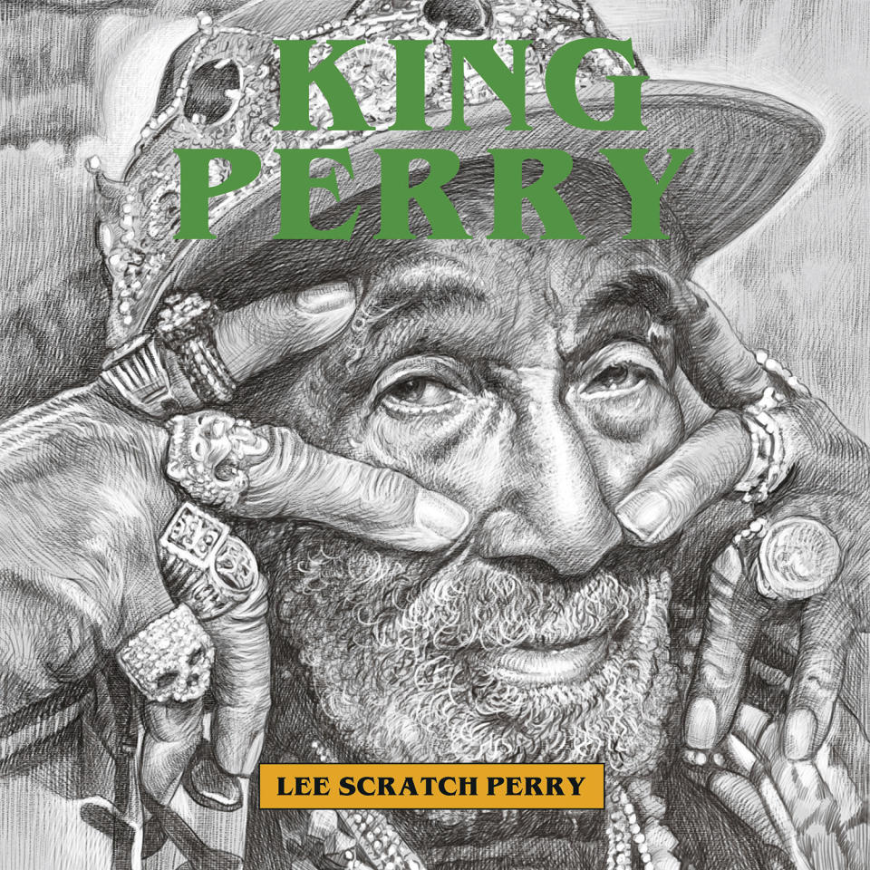 This cover image released by False Idols/K7 Music shows “King Perry” by Lee Scratch Perry. (False Idols/K7 Music via AP)