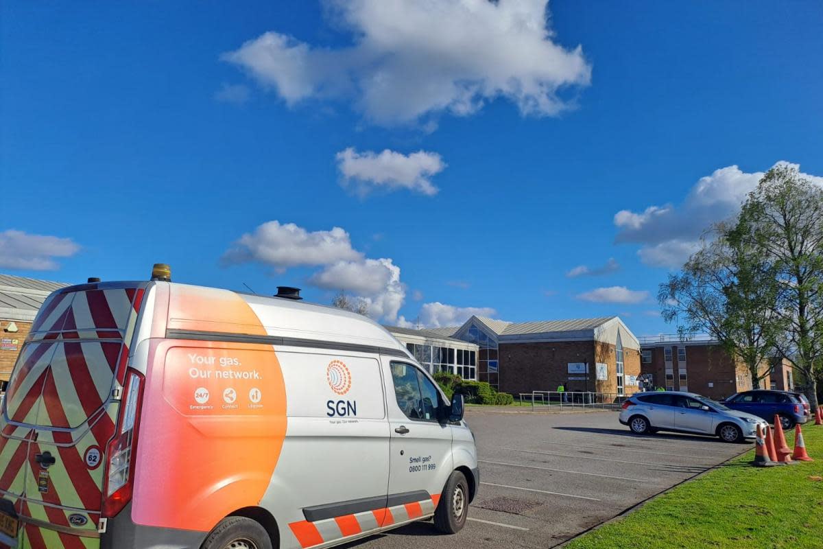 SGN on scene at St Joseph's School <i>(Image: Newsquest)</i>