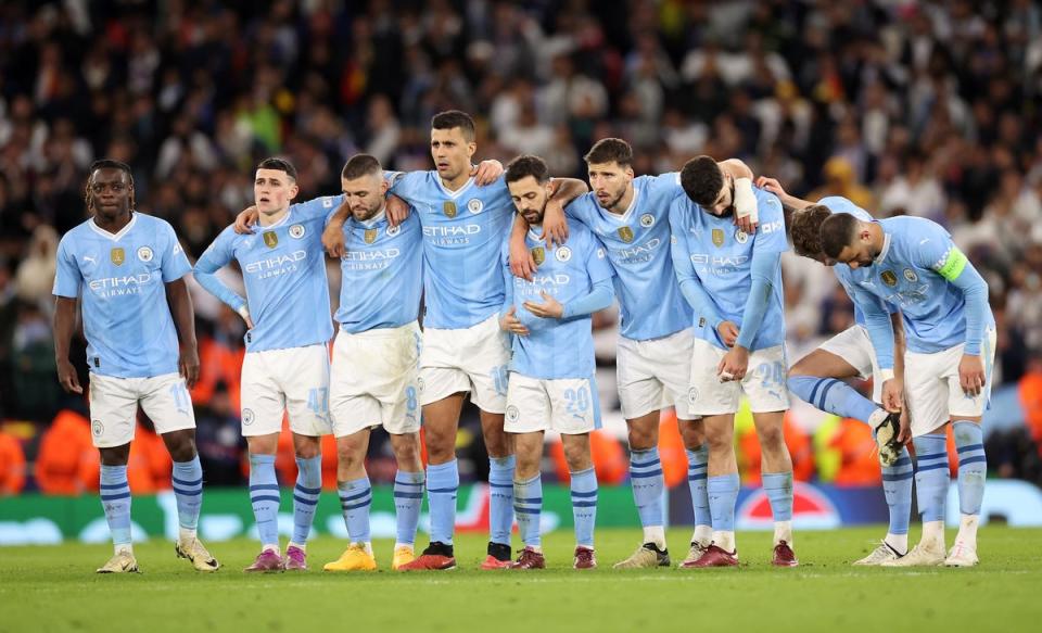 Manchester City are not the force they were 12 months ago (EPA)