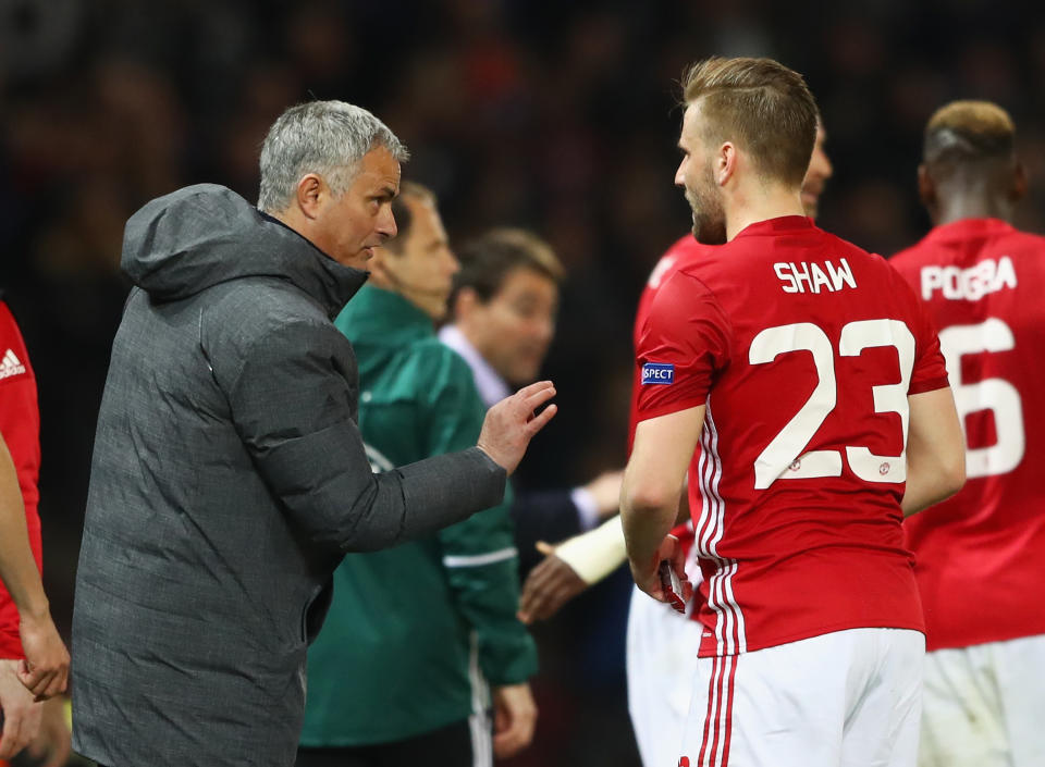 Mourinho has publicly criticised Luke Shaw on numerous occasions