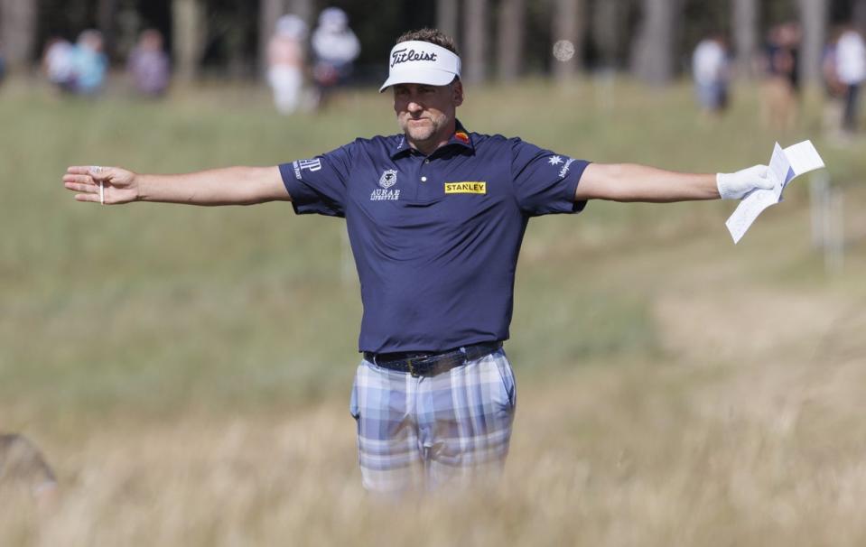 Ian Poulter slumped to a 78 on day one of the Genesis Scottish Open at The Renaissance Club (Steve Welsh/PA) (PA Wire)