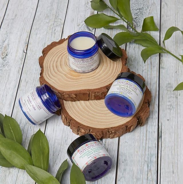 <p>The West African inspired skincare and candle brand was founded by mother and daughter duo, Ade and Antonia, in 2016 to pay homage to their Nigerian and Ghanaian heritage. The products are inspired by ancient recipes, to produce a range of natural, organic and luxurious lotions, soaps and candles. </p><p><a class="link " href="https://okikiskincare.co.uk" rel="nofollow noopener" target="_blank" data-ylk="slk:SHOP NOW;elm:context_link;itc:0;sec:content-canvas">SHOP NOW</a></p><p><a href="https://www.instagram.com/p/CE1W3p2gWCv/" rel="nofollow noopener" target="_blank" data-ylk="slk:See the original post on Instagram;elm:context_link;itc:0;sec:content-canvas" class="link ">See the original post on Instagram</a></p>