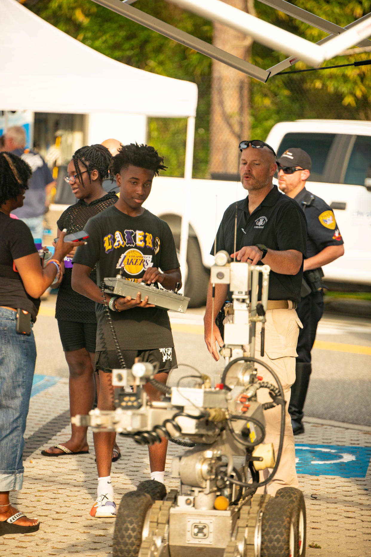 Tallahassee Police Department hosted a free community event for National Night Out at Cascades Park on Tuesday, Aug. 1, 2023.