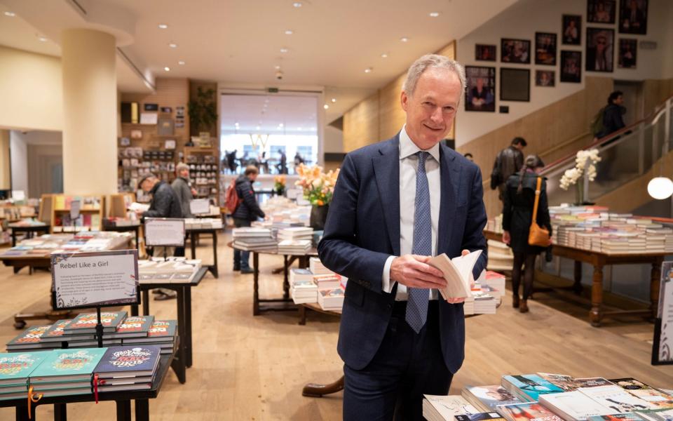 James Daunt has been criticised for trying to keep Waterstones open during the pandemic - Andrew Crowley for DT Arts