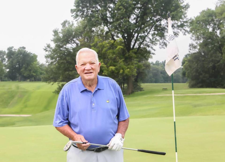 Pictured is the late Bob Goalby, the 1968 Masters Tournament champion, a pioneer of the PGA Champions Tour and one of the most accomplished athletes to come out of the metro-east. The Bob Goalby 4-Person Classic Scramble will take place at noon Saturday, April 15, at Yorktown Golf Course, 300 Goalby Drive, Shiloh. Provided