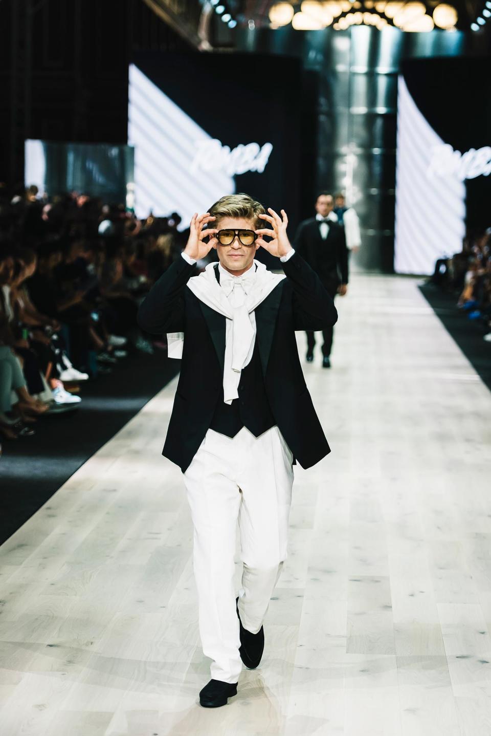 Robert Irwin Beams While Making His Runway Debut at Melbourne Fashion Festival