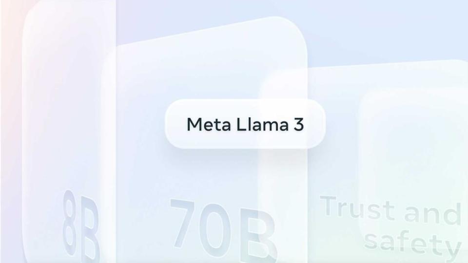 Meta在19日宣布新一代的Llama 3 初始的2個模型，有更精準的推理能力。（圖／Meta提供）