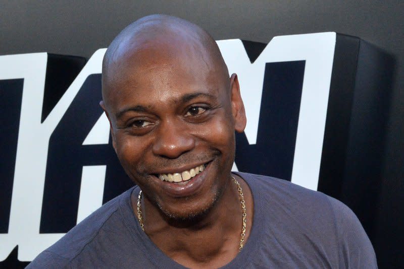 Dave Chappelle attends the Beverly Hills premiere of "BlacKkKlansman" in 2018. File Photo by Jim Ruymen/UPI