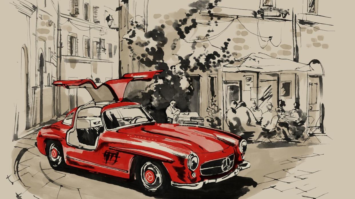 mercedes benz 300ssl gullwing