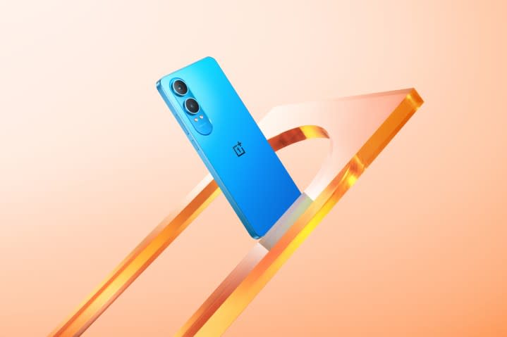 A promotional image showing the OnePlus Nord CE 4 Lite.