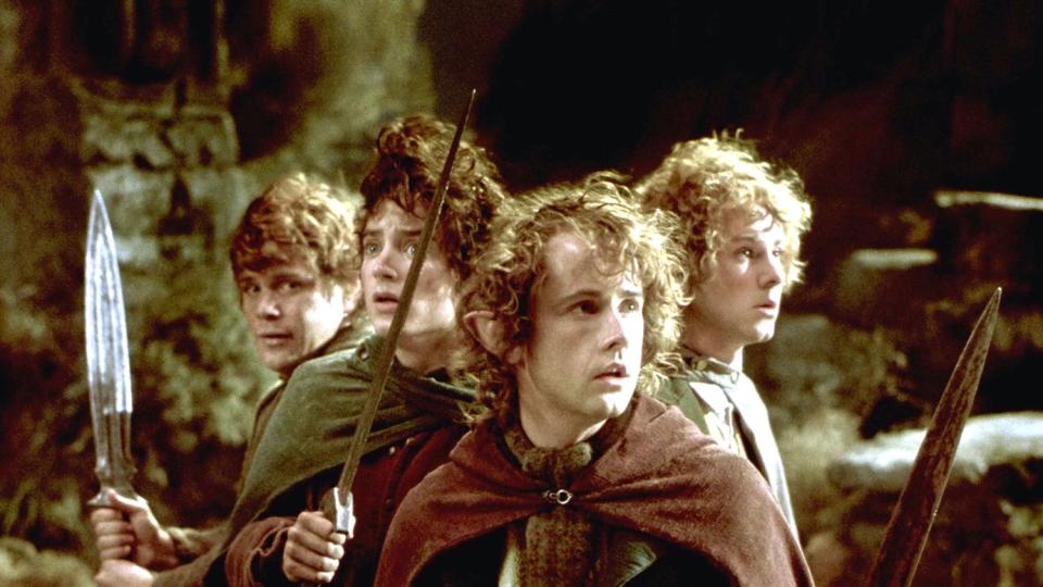 The Lord Of The Rings: The Fellowship Of The Ring, Sean Astin, Sam Gamgee (Character) Elijah Wood, Frodo Baggins (Character) Billy Boyd, Pippin (Character) Dominic Monaghan