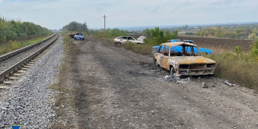 Civilian car convoy attacked in Kharkiv Oblast