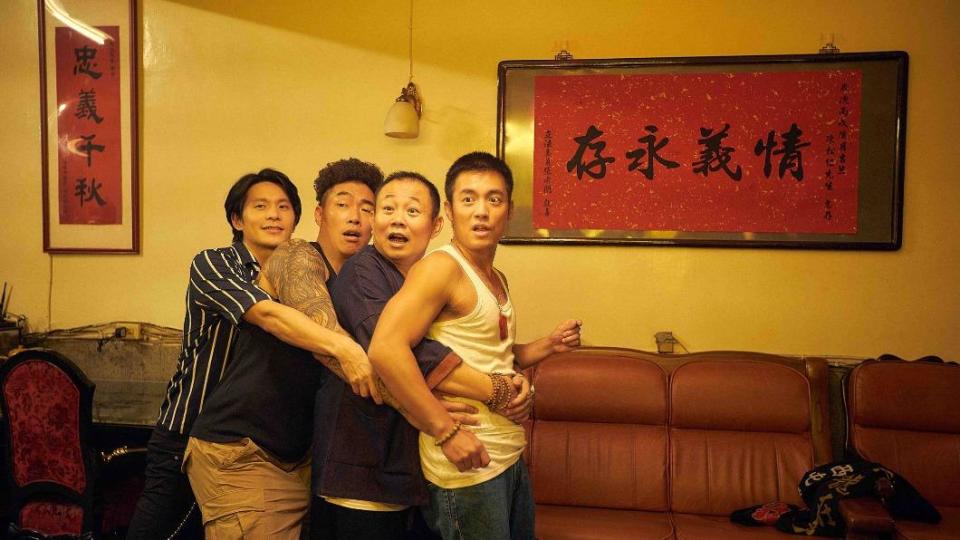 姚淳耀、郭泓志、鄭志偉、范逸臣有在片中有許多爆笑演出。（圖／CATCHPLAY提供）