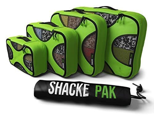 Organize and compress the contents of your travel bag. Ideal for the traveler who likes to stay organized. <strong><a href="https://www.amazon.com/Shacke-Pak-Packing-Organizers-Laundry/dp/B00KPFCY54" target="_blank" rel="noopener noreferrer">Get a starter kit&nbsp;here</a></strong><a href="https://jet.com/product/Shacke-Pak-4-Set-Packing-Cubes-Travel-Organizers-with-Laundry-Bag-Green-Grass/12978cfde8a24129b841e49894cfd063" target="_blank" rel="noopener noreferrer">﻿</a>.