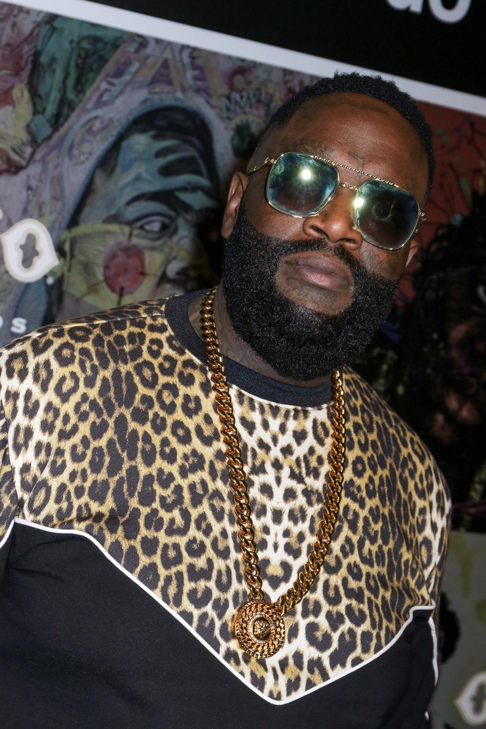 Rick Ross will perform at the 2023 Bamboozle Festival in Atlantic City. He is shown in 2019 in New York.