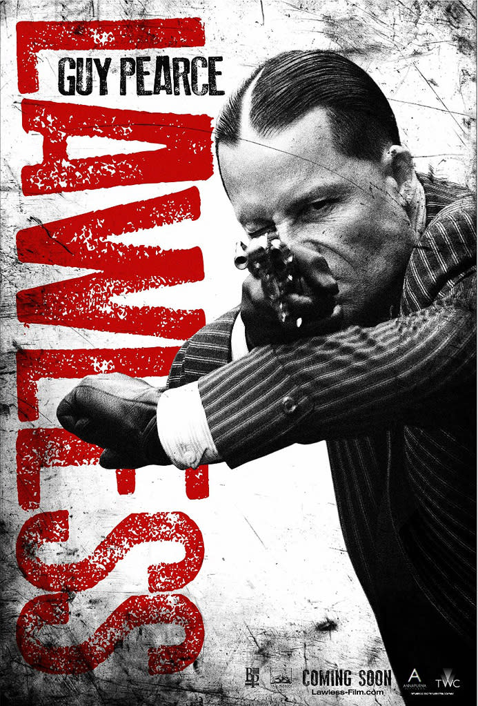 Guy Pearce in Weinstein Company's "Lawless" - 2012