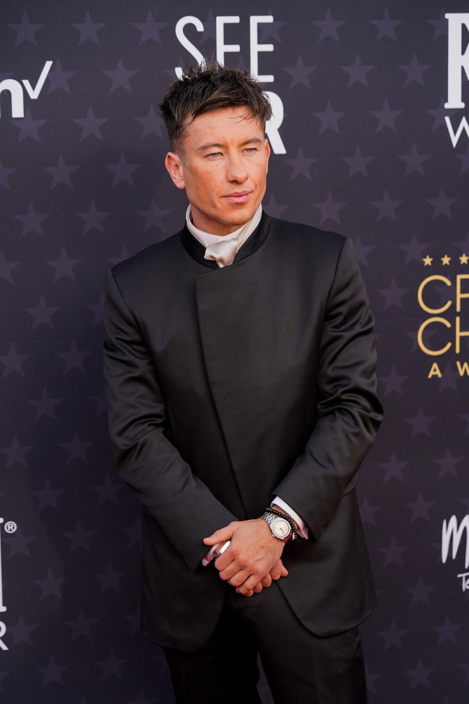 SANTA MONICA, CALIFORNIA - JANUARY 14: Barry Keoghan attends the 2024 Critics Choice Awards on January 14, 2024 in Santa Monica, California. (Photo by Presley Ann/Getty Images for SeeHer)