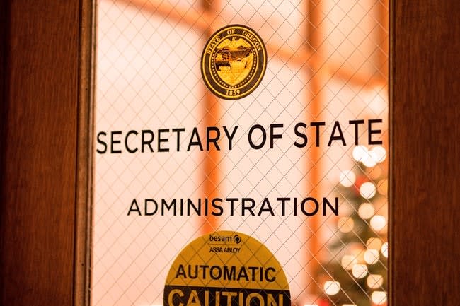 Oregon's Secretary of State office in Salem.