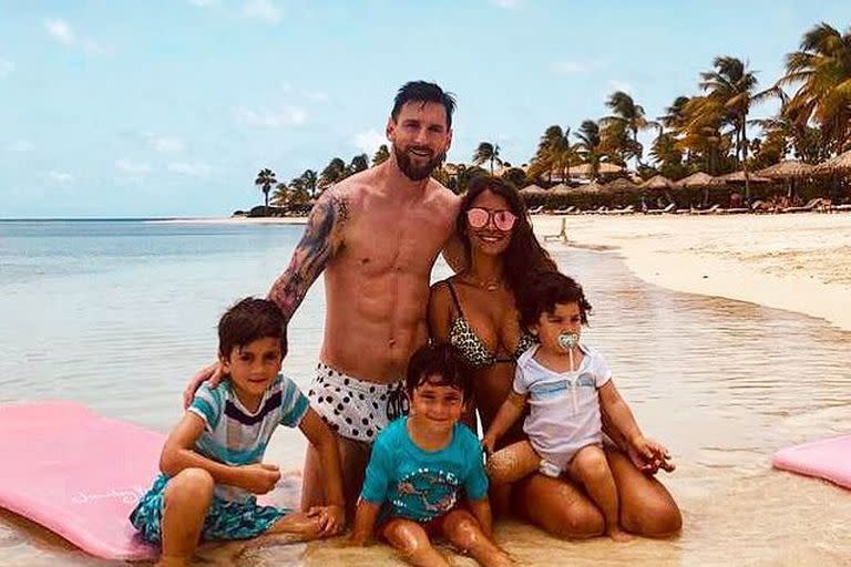 Playa y familia, parte del mundo ideal de Lionel Messi; Miami le permitirá combinarlas