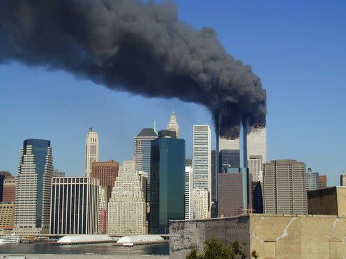 <span class="caption">Our memory of the twin towers attack has been strengthened by events that happened much later.</span> <span class="attribution"><span class="source">Michael Foran/Flickr</span>, <a class="link " href="http://creativecommons.org/licenses/by-sa/4.0/" rel="nofollow noopener" target="_blank" data-ylk="slk:CC BY-SA;elm:context_link;itc:0;sec:content-canvas">CC BY-SA</a></span>