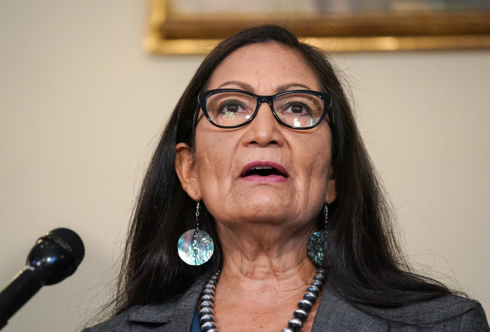 Rep. Deb Haaland was confirmed to lead the Interior Department, making history as the first Native American Cabinet secretary. (Photo: Jemal Countess via Getty Images)