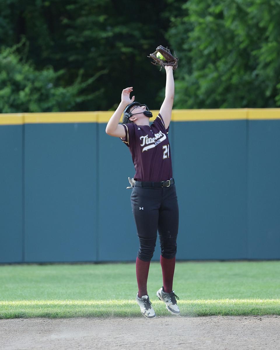 Tiverton High School shortstop Sam Bettencourt was her team's Most Improved Player this season.