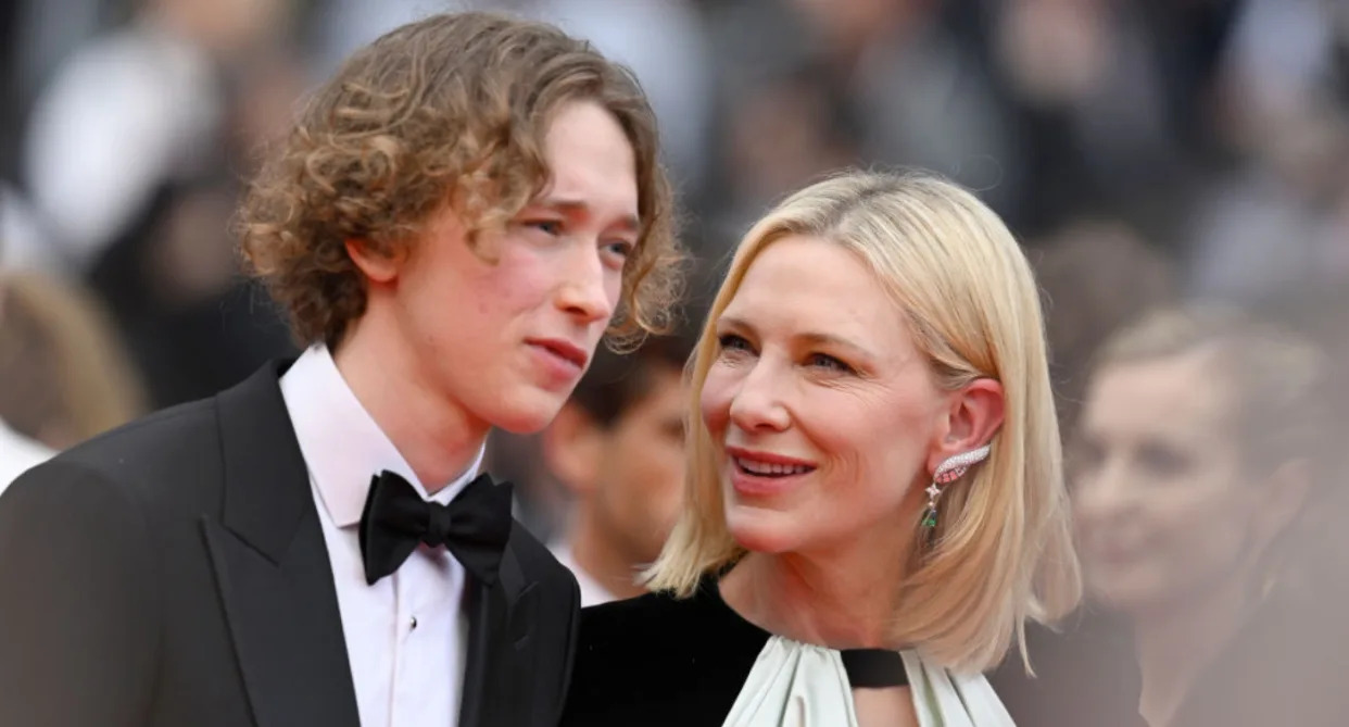 Cate Blanchett and son Dashiell 