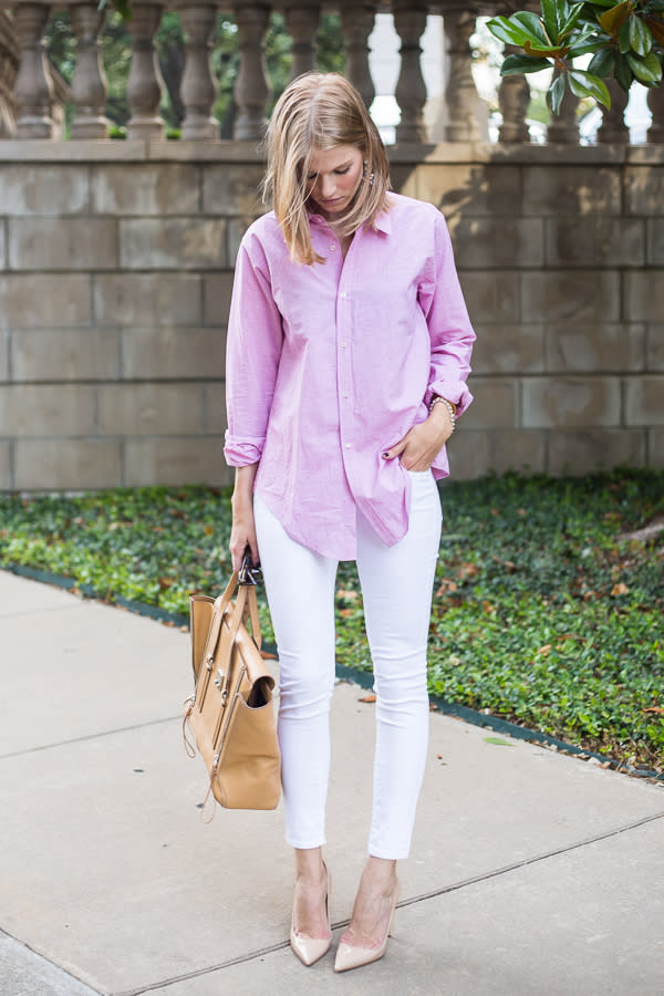 girl pink shirt 