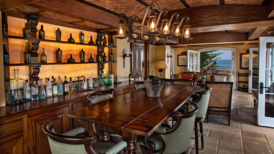 The bar, perfect for storing a rum collection. - Credit: Don Hebert